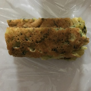 余った焼き芋を使ってホットケーキ